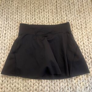 Athleta Girl Black Mini Tennis Skort